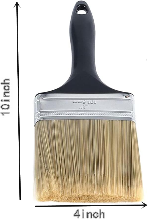 4 inch Flat Paint Brushes, Professional Paint Tools - Image 2