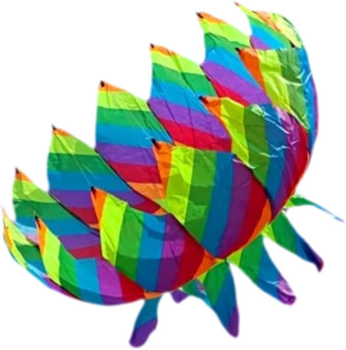 Big Kite Rotating Kite Giant Easy to Fly Soft Lotus-Shaped Soft Kite Flying by Unknown