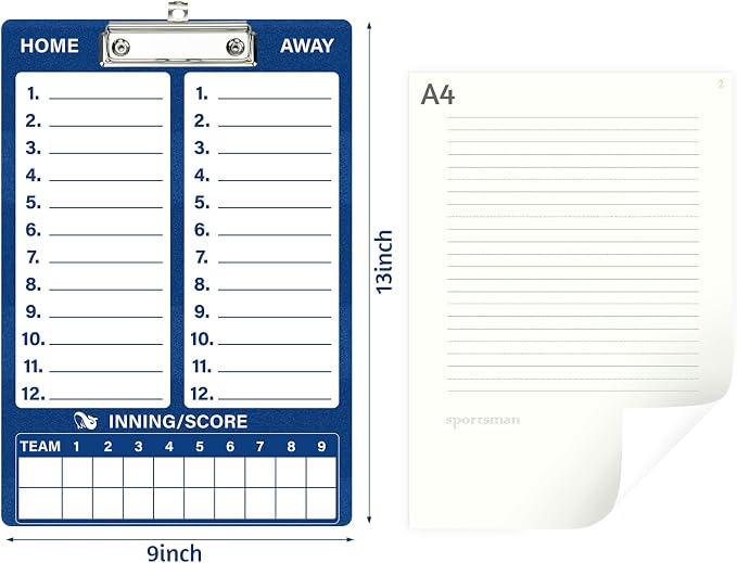 WISYOK Baseball Clipboard, Dry Erase, - Image 2