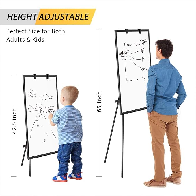 Maxtek Easel Whiteboard 40 x 28, Stand Tripod - Image 4
