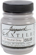 Jacquard Textile Color Neutral Grey- Permanent Fabric Paint by Jacquard