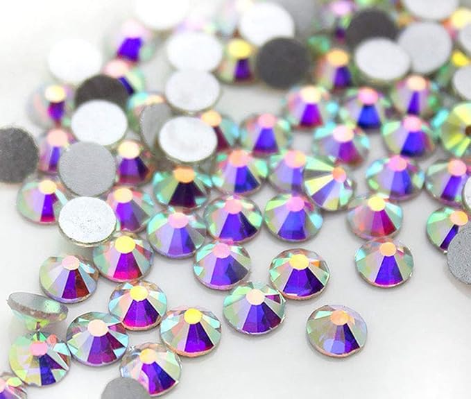 Onwon 1440 Pieces SS16 / 4mm Clear Crystal Flat Back Brilliant Round by Onwon