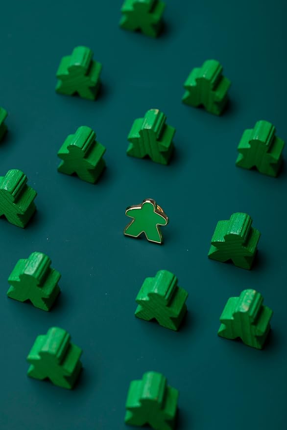CrowD Games | Meeple Enamel Pins | 7 Set | Lapel Pins - Image 8