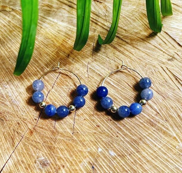 Zenkeeper 108 Pcs Blue Aventurine Beads - Image 6