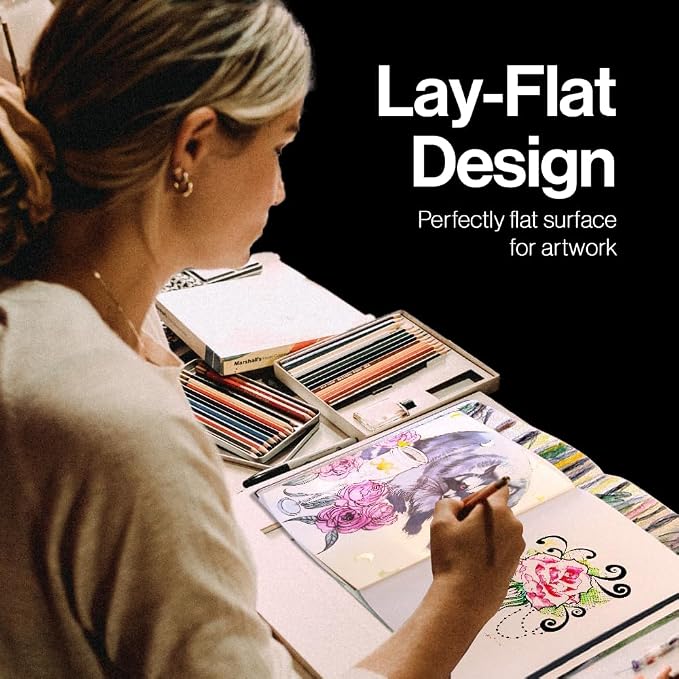 Softcover Sketch Book, A4 Sketchbook - Image 4
