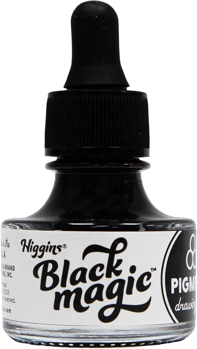 Higgins Black Magic Pigmented Drawing Ink by Higgins