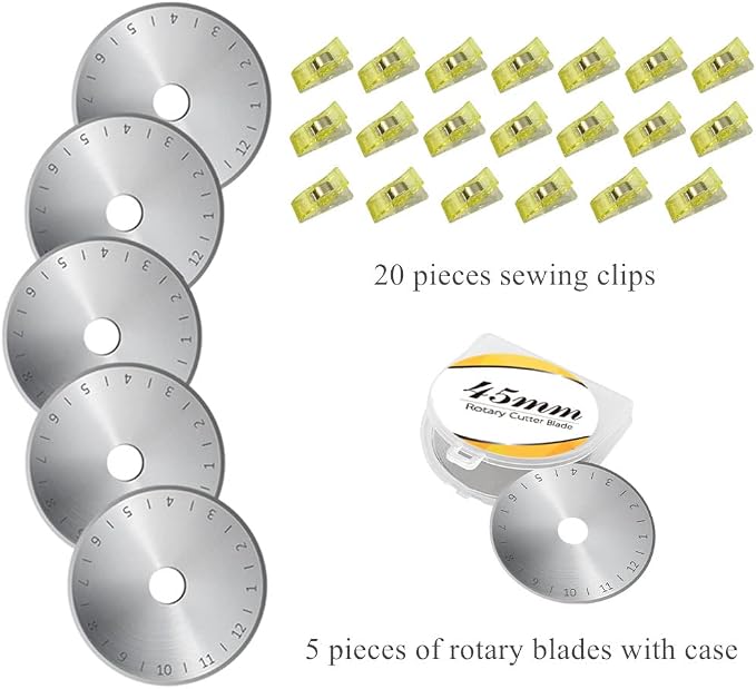 Headley Tools Rotary Cutter Set - 45mm Fabric Cutter - Image 5