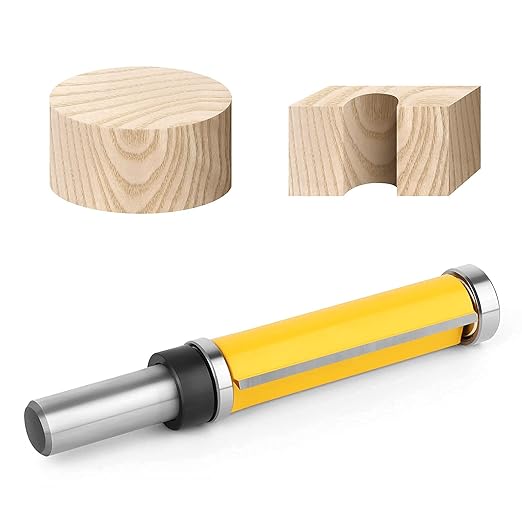 2-1/2 Inch Flush Trim Top and Bottom Bearing Router Bit 1/2-Inch Shank