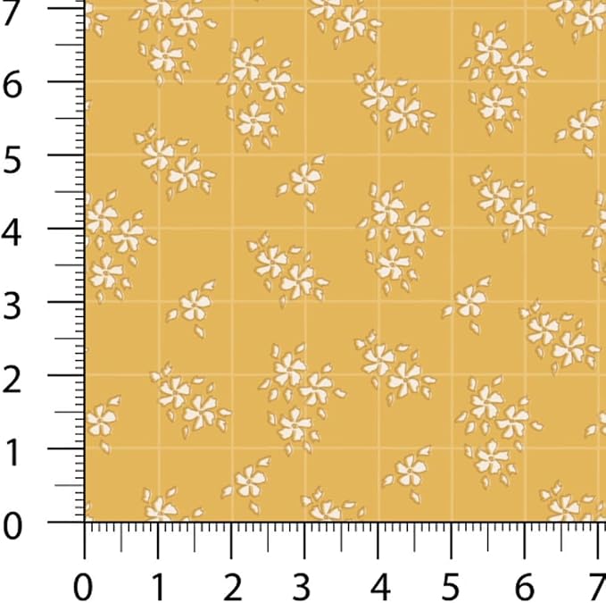 Patchwork Fabric Panel 100x155 cm, 100% Cotton Satin, 6 Coordinated Floral - Image 8