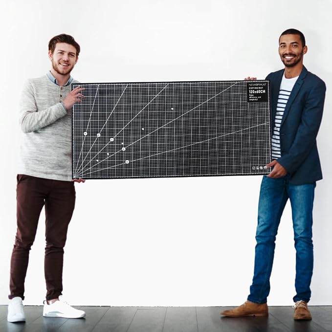 NEWBRAUG 23'' × 47'' Large Self Healing Cutting Double Sided 5-Ply Mat - Image 5