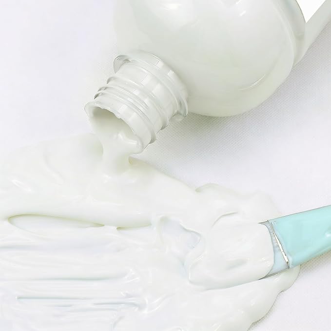 Artecho Neutral Glow in the Dark Acrylic Paint 500ml / 17oz Large Bottle | Semi - Image 3