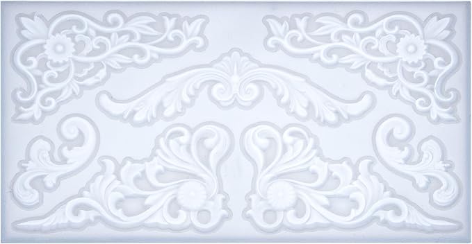 Art Molds Rococo Embellishment for Polyclay Air Dry Clay Plaster | Versatile - Image 3