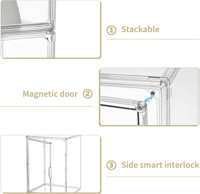 Large Clear Acrylic Figure Display Case - Image 5