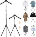 2 Pack Adjustable Shirt Display Stand 32-63 Inch, Foldable Clothing Display by Unknown