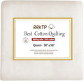 RRKTP Cotton Batting for Quilting，200 g/m² Lightweight Quilt Batting Queen by home