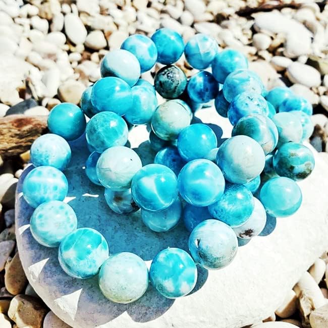 Zenkeeper 108 Pcs Blue Larimar Beads - Image 5