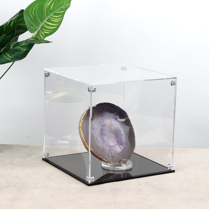Self-Assembly Acrylic Clear Display Case, Sturdy Acrylic Display Box Cube - Image 2