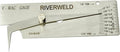 RIVERWELD V-WAC Single Weld Gauge Pit Depth Weld Gage Welding Inspection Thread Gauges Undercuts/Pits to 1/2 Inch by 1/32 Inch Increments Marks Inch