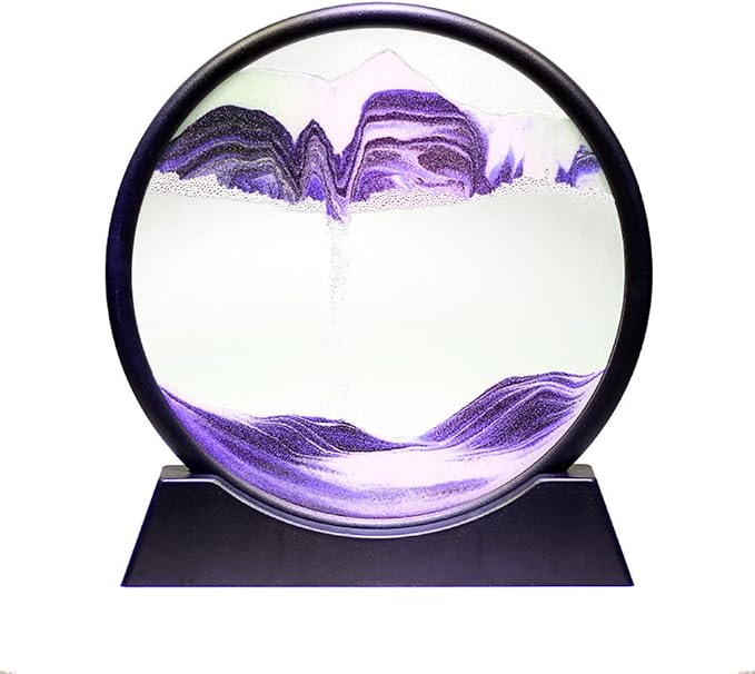 Arthink Moving Sand Art Picture, Liquid Motion 3D Sea Sandscape in Motion by Arthink
