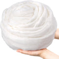 Jupean 16 oz Wool Roving: 1 lb Needle Felting Wool Yarn Roving Wool Felt White by Jupean