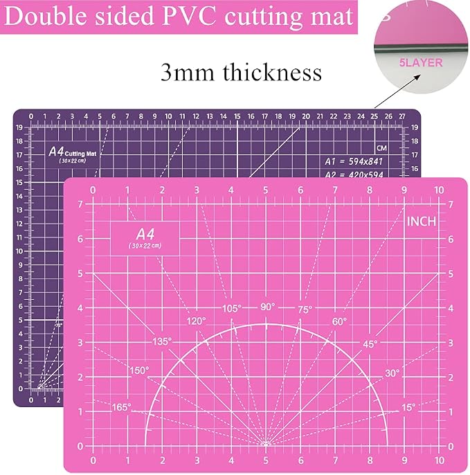 39 Pcs Rotary Cutter Set Pink - Image 5