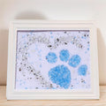 Sea Glass Art Kit, Mosaic Glass Photo Frame Set 9.5x7.5 Inch, Handcraft Style by Unknown