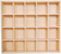 13.4''x10.6''x2'' Wooden Storage Divider Box Showcase Display Box | by LONGTAO