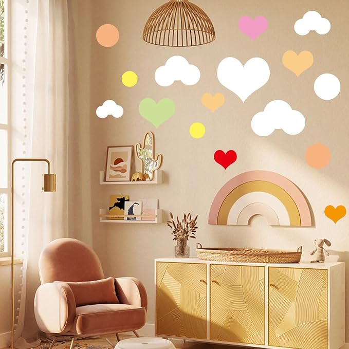 8 PCS Large Heart Stencil, Heart Stencils Different Sizes, Hearts Template - Image 4