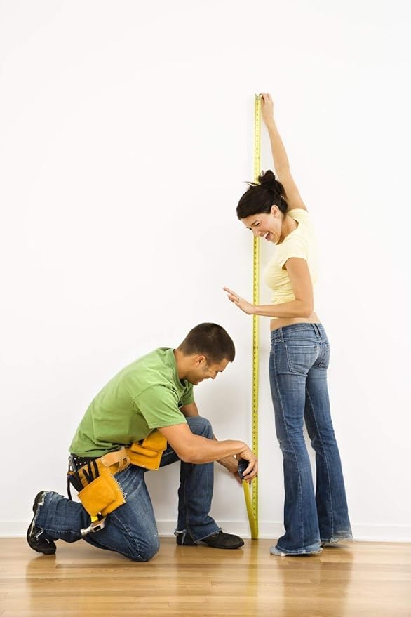 Benchmark - 3 PACK - 33 Foot (10 Meter) Tape Measures with Inches & Centimeters. Autowind, Belt Clip and Large Magnetic Claw Tip.