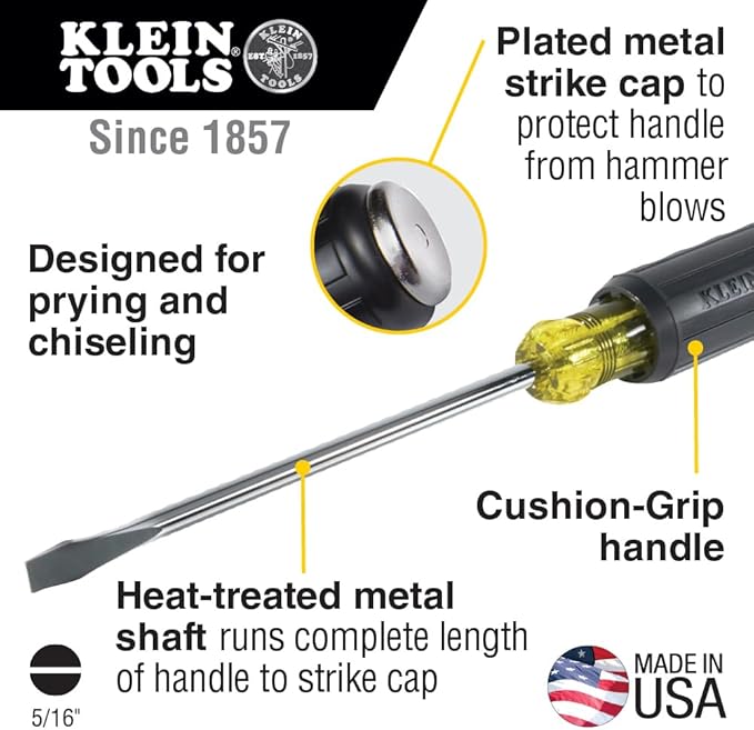 Klein Tools 85820 20-Piece Screwdriver Set, 8 Precision, 7 Standard Drivers with Color-Coded Handles, 3 Insulated Screwdrivers, 1 Demolition Driver, and Magnetizer