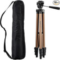 Amazon Basics 50-inch Lightweight Portable Camera Mount Tripod Stand with Bag, for Travel Photography, Champagne (Pack of 10)