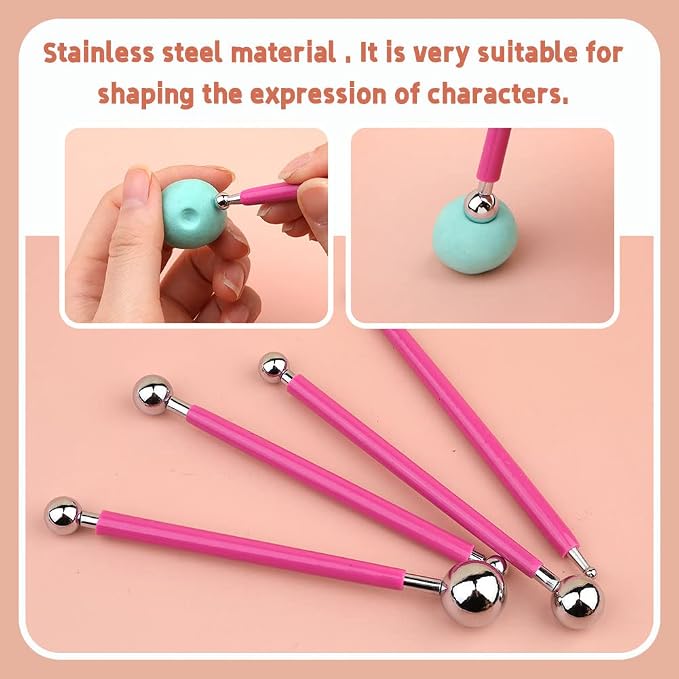 14 PCS Dotting Tools Ball Styluses - Image 4