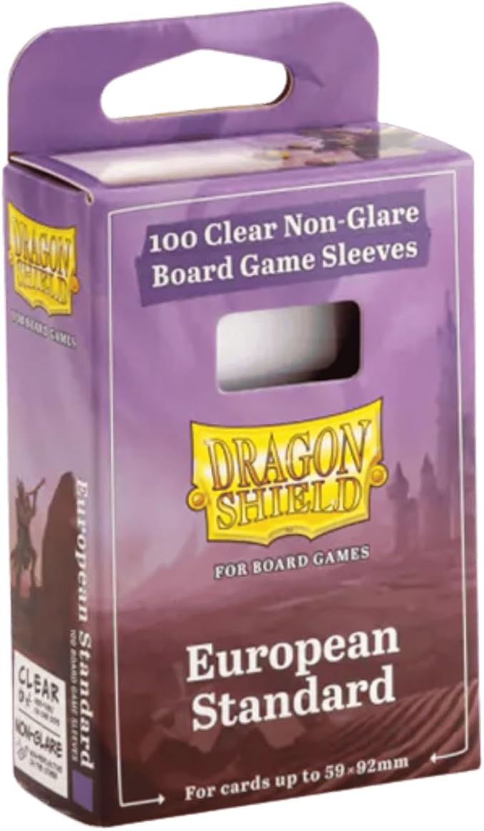 Dragon Shield Board Game Sleeves | Clear/Non-Glare Card Sleeves by DragonShield