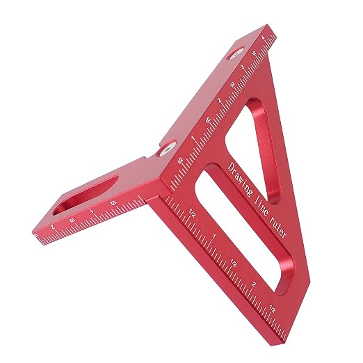 Imperial 3D Multi-Angle Measuring Ruler, 45/90 Degree Aluminum Alloy - Image 6