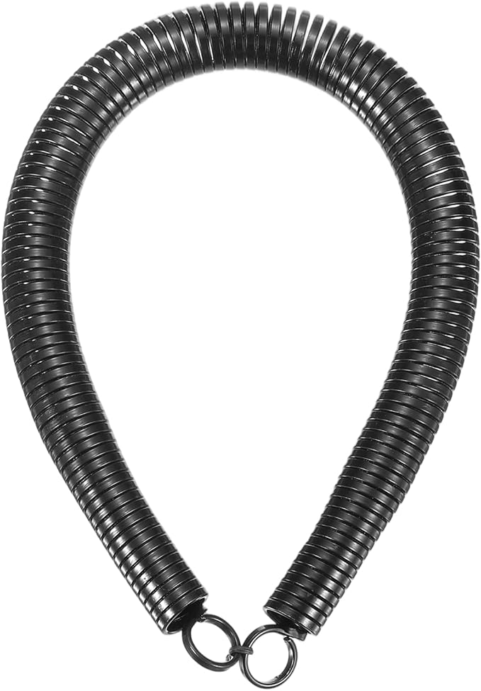 HARFINGTON PVC Spring Tube Bender 20mm OD 430mm Long A Type Conduit Pipe Bender Bending Spring for Pipe Bending Devices in Home Hydropower, Black