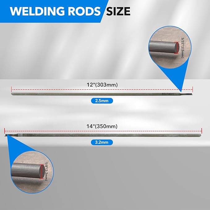 3/32" Welding Rod J422 Carbon Steel Stick Electrodes for Welding Machine Element Construction Pressure Pipes 4.5LB