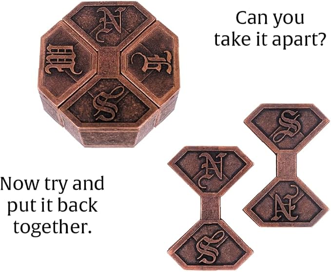 BePuzzled | News Hanayama Metal Brainteaser Puzzle Mensa Rated Level 6 - Image 5