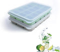 Tvmania Ice Cube Trays Set of 2, 15-Cube Silicone Molds by Tvmania
