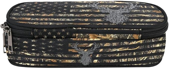 ANANGTEE Camo Deer Flag Pencil Pouch Case - Image 7