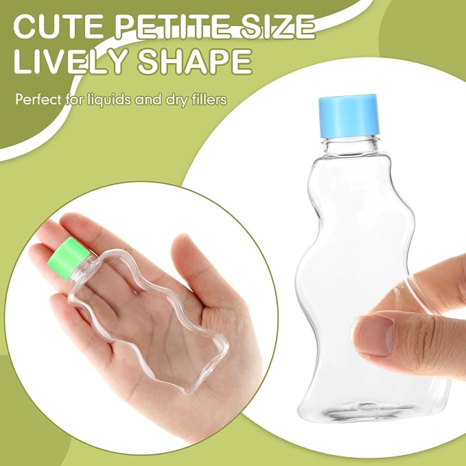 Mumufy 60 Pcs Plastic Sand Art Bottles - Image 4