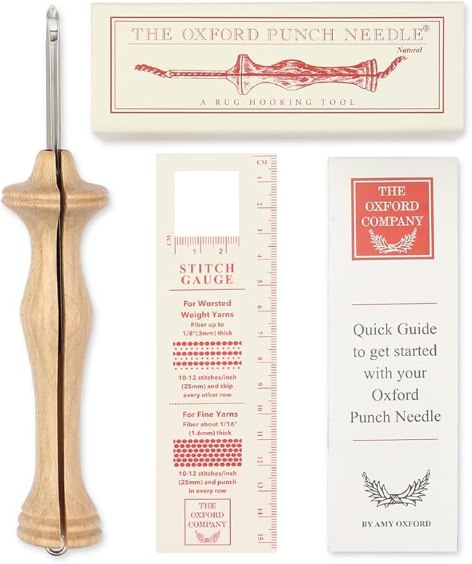 The Oxford Punch Needle #9 Fine Point Punch Needle | Patented Design | by TheOxfordPunchNeedle
