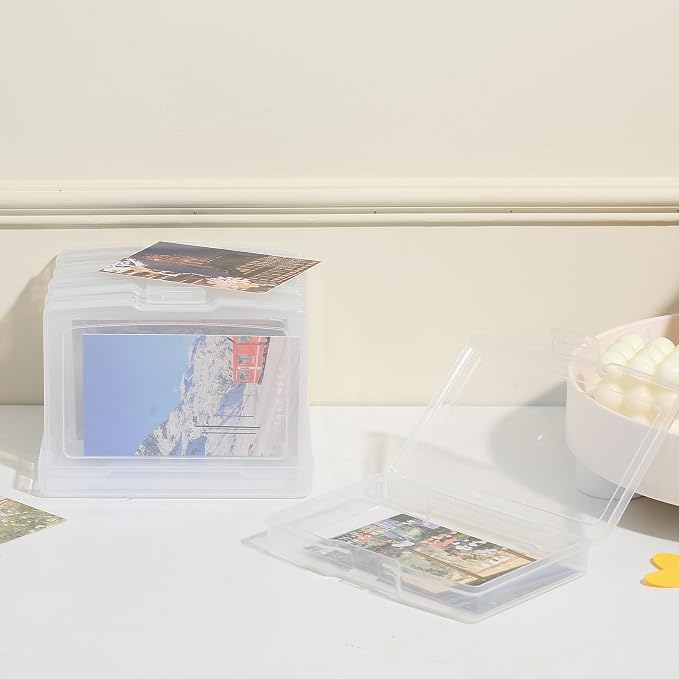 novelinks 6 Pcs 4"x6" Plastic Photo Storage Boxes - Image 5