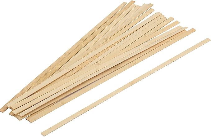JEUIHAU 400 PCS 15.5 Inch Natural Bamboo Sticks, 3/8 Inch Width Strong Wooden - Image 4