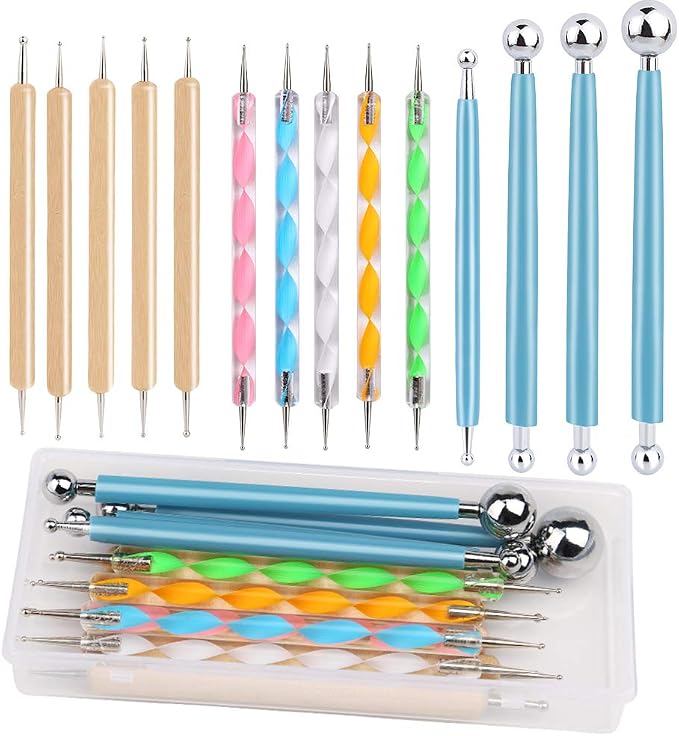 14 Pcs Dotting Tools Ball Styluses by lokunn