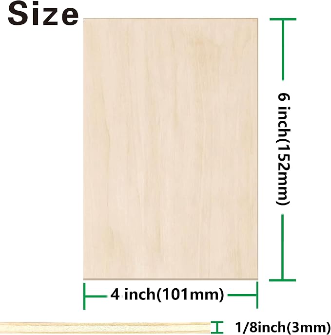 Basswood Sheets 24 Pack, 3mm Basswood - Image 2
