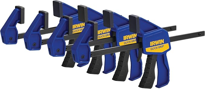 IRWIN Quick-Grip 1964758 One-Handed Mini Bar Clamp 4 Pack - Image 2