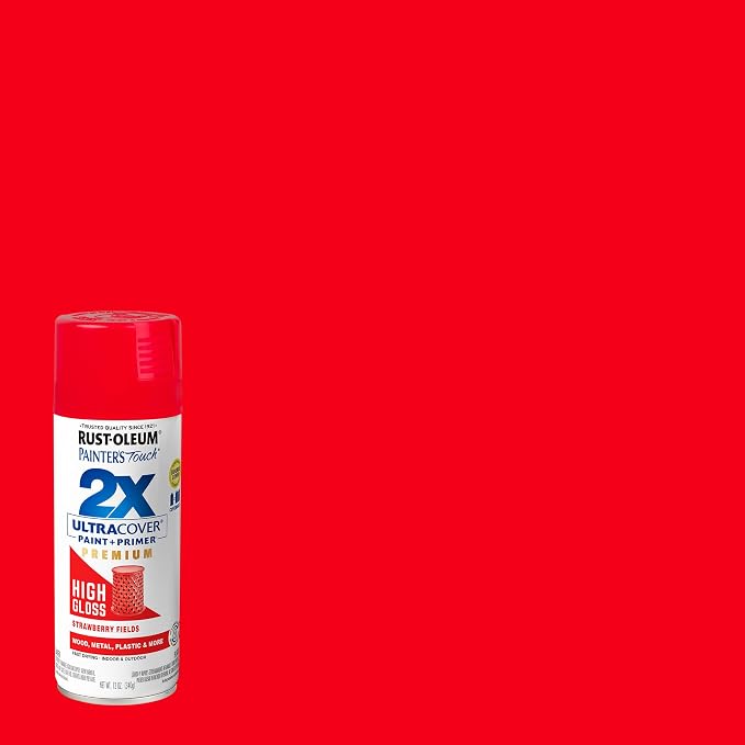 Rust-Oleum Painter's Touch 2X Ultra Cover Spray Paint, Strawberry Fields | - Image 2