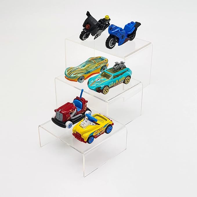 Cerpourt 2 Sets Acrylic Display Risers Clear Product Stand, Cupcakes Holder - Image 6