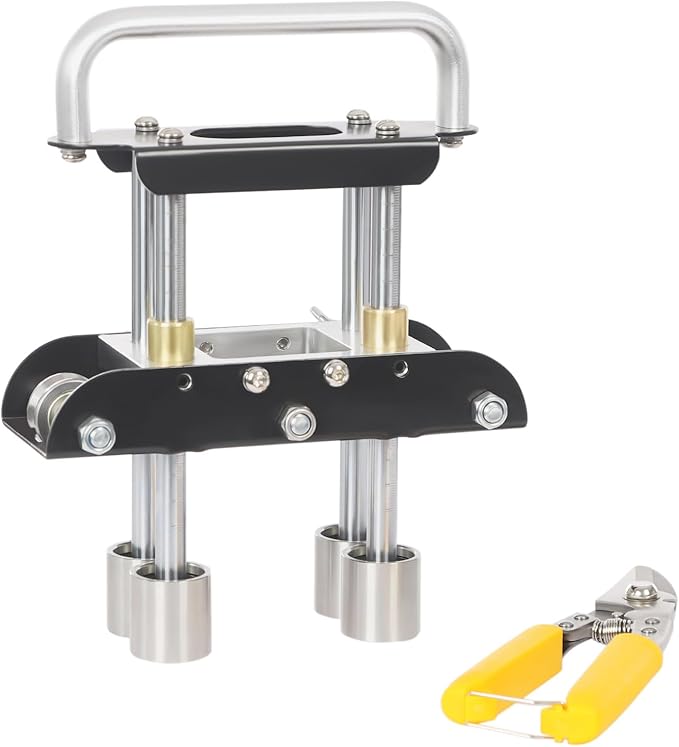 Roller Bender, 0-90°Bending Angle Metal Bending Tool, Steel Aluminum Copper Plate Metal Roller Bending Tool for Various Metal Roofing (Black)