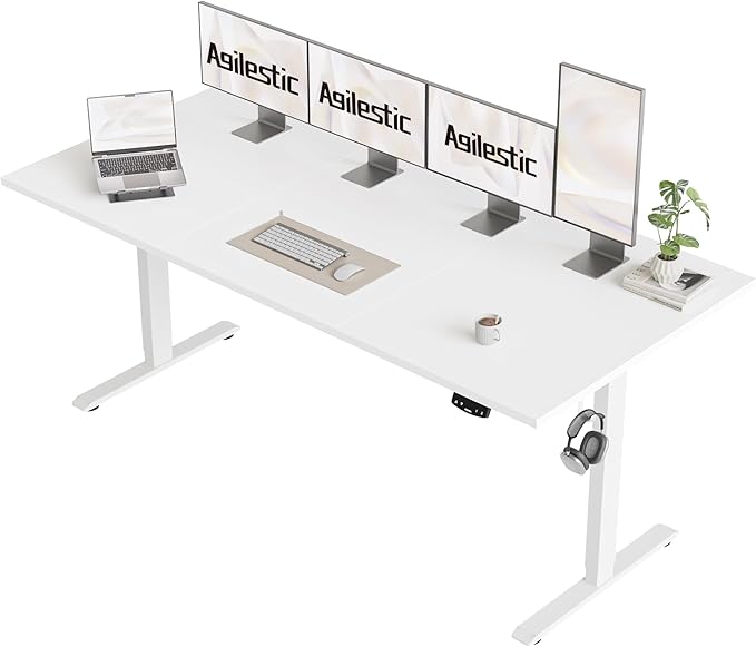 Agilestic Electric Standing Desk, 71 x 31.5 Inches Height Adjustable Desk by Agilestic